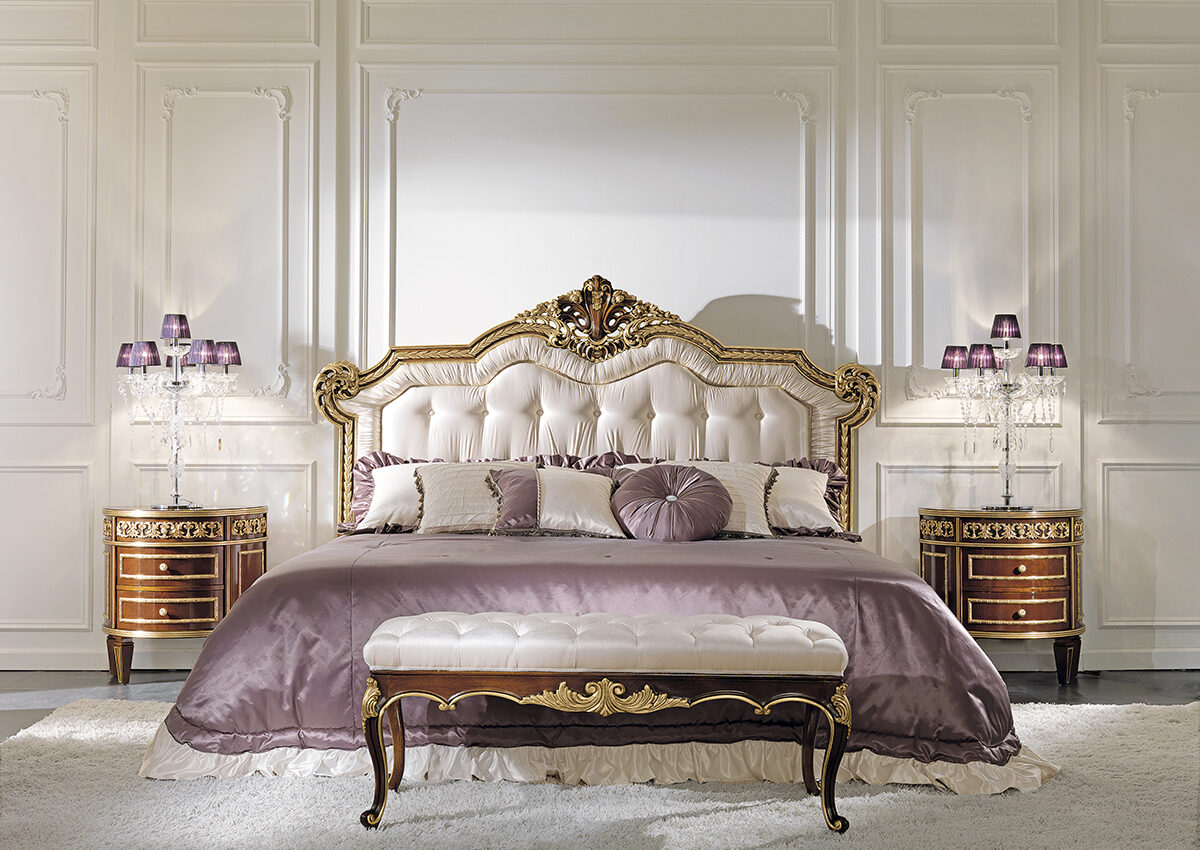 2662 bed, 2664 night stand, 2352 bench 2662 bed, 2664 night stand, 2352 bench